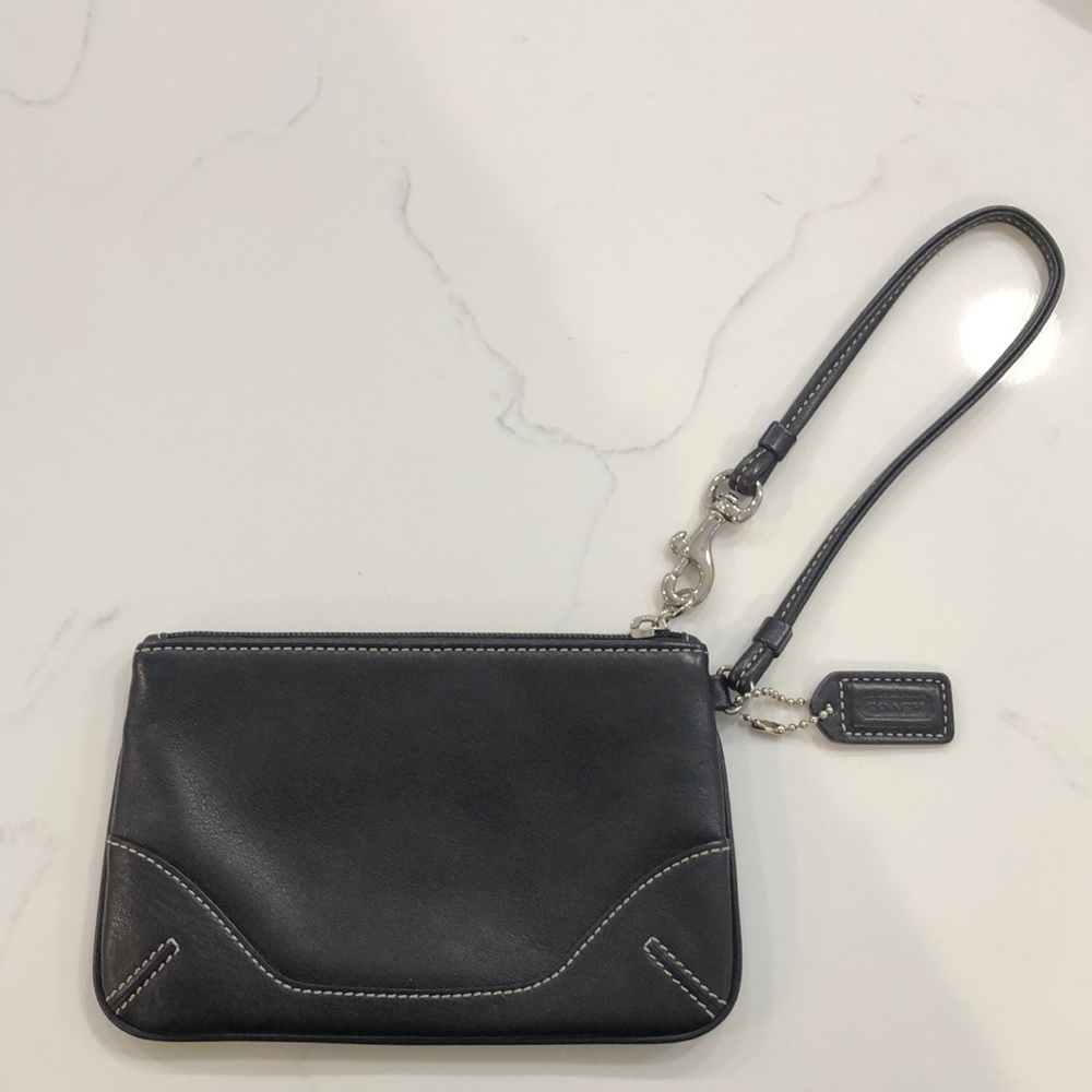 Coach Black Wristlet